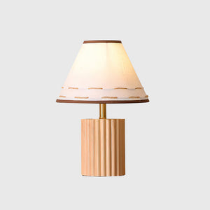 Brooke Wooden Table Lamp 9.8″- 14.5″