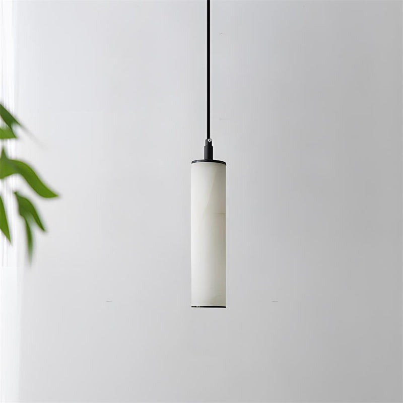 Calder Alabaster Tube Pendant Lamp – detail 8