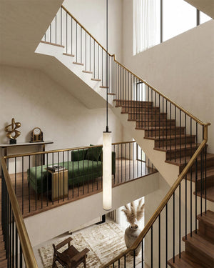 Calder Alabaster Tube Pendant Lamp