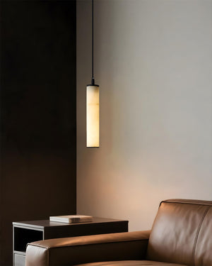 Calder Alabaster Tube Pendant Lamp