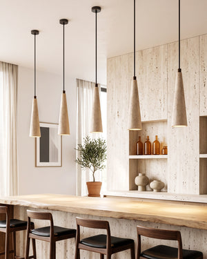 Calderon Travertine Pendant Light