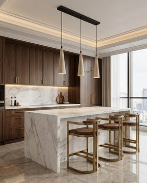 Calderon Travertine Pendant Light