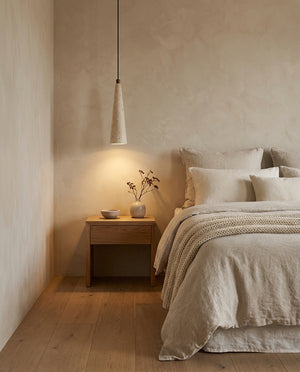 Calderon Travertine Pendant Light