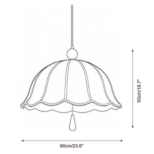 Calenna Scallop Pendant Light