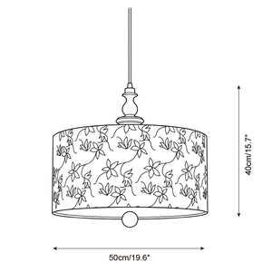 Calico Bloom Pendant Light