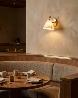 Caliora Alabaster Wall Sconce