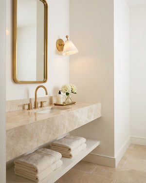 Caliora Alabaster Wall Sconce