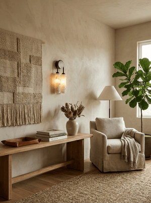 Calla Ribbed Alabaster Sconce