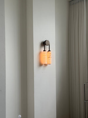 Calla Ribbed Alabaster Sconce