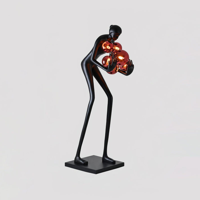 Calliope Statue Floor Lamp – detail 14