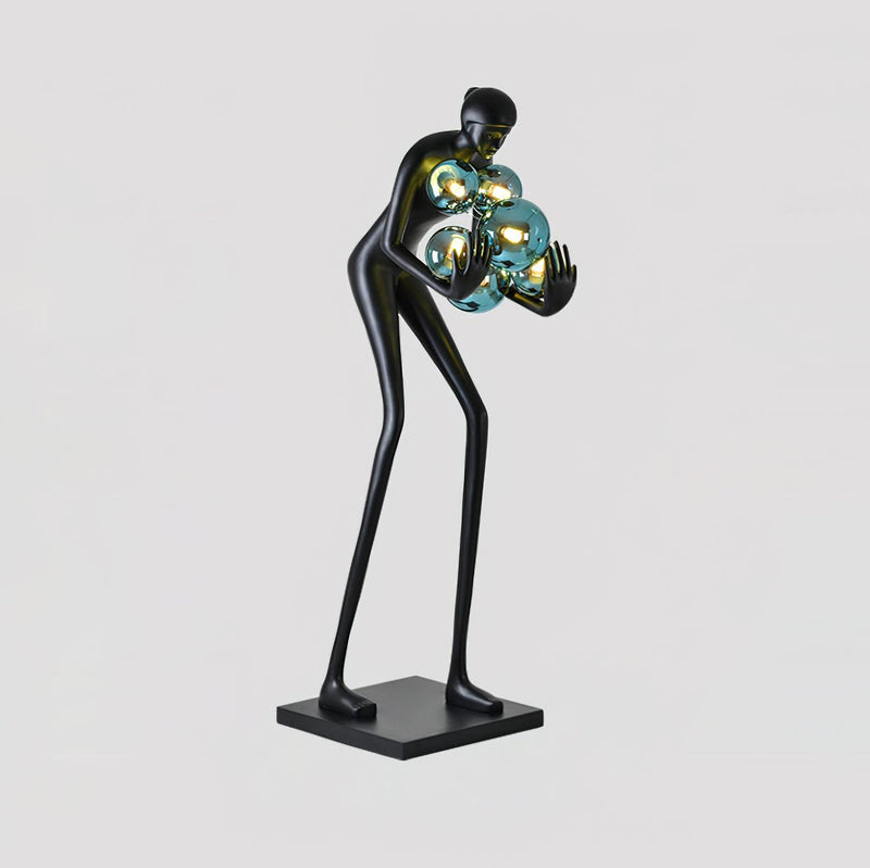 Calliope Statue Floor Lamp – detail 15