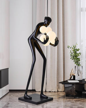 Calliope Statue Floor Lamp