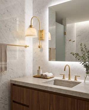 Calthera Alabaster Wall Sconce
