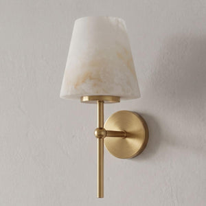 Caltheris Alabaster Wall Sconce
