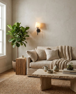 Caltheris Alabaster Wall Sconce