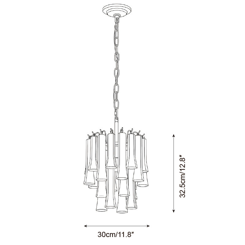 Caltheron Chandelier — Dimension drawings 1