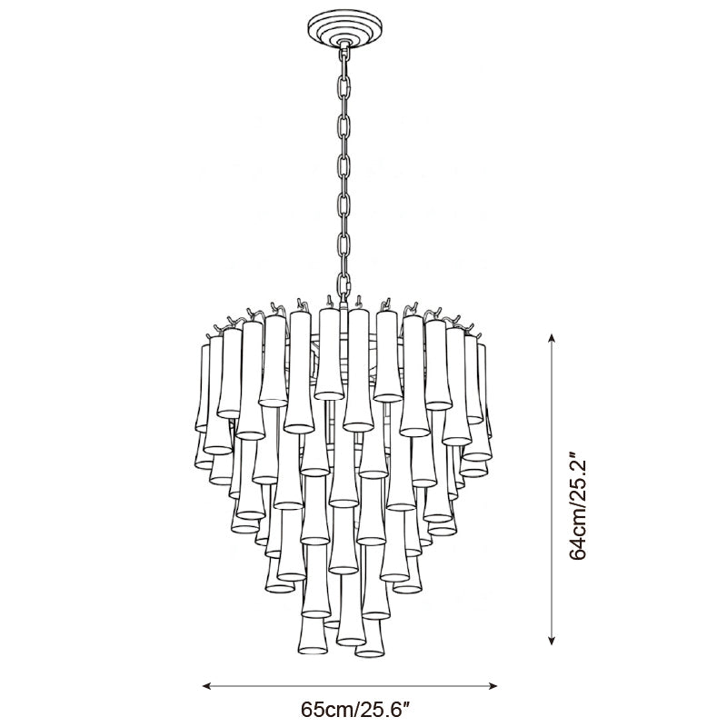 Caltheron Chandelier — Dimension drawings 3