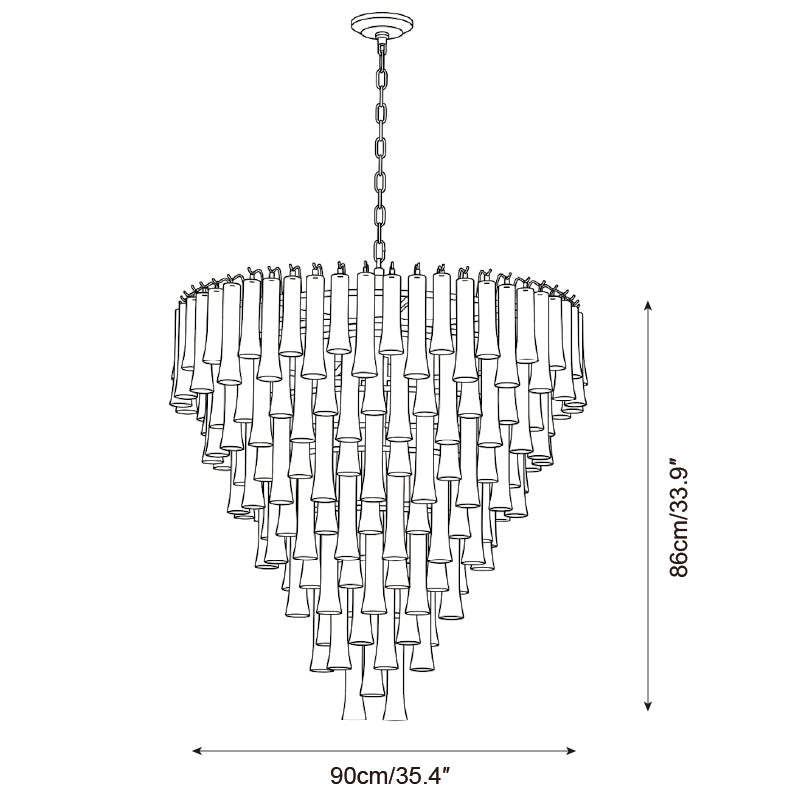 Caltheron Chandelier — Dimension drawings 4