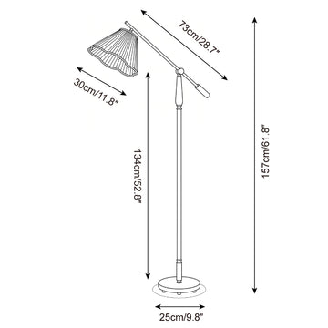Calveris Floor Lamp — Dimension drawings 1