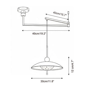 Calviro Swing Arm Pendant Lamp