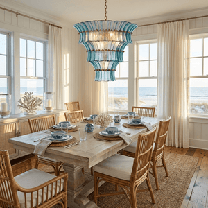 Calyra Tiered Glass Chandelier