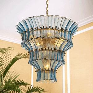 Calyra Tiered Glass Chandelier