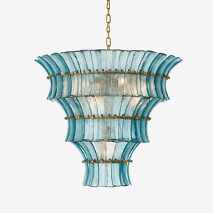 Calyra Tiered Glass Chandelier