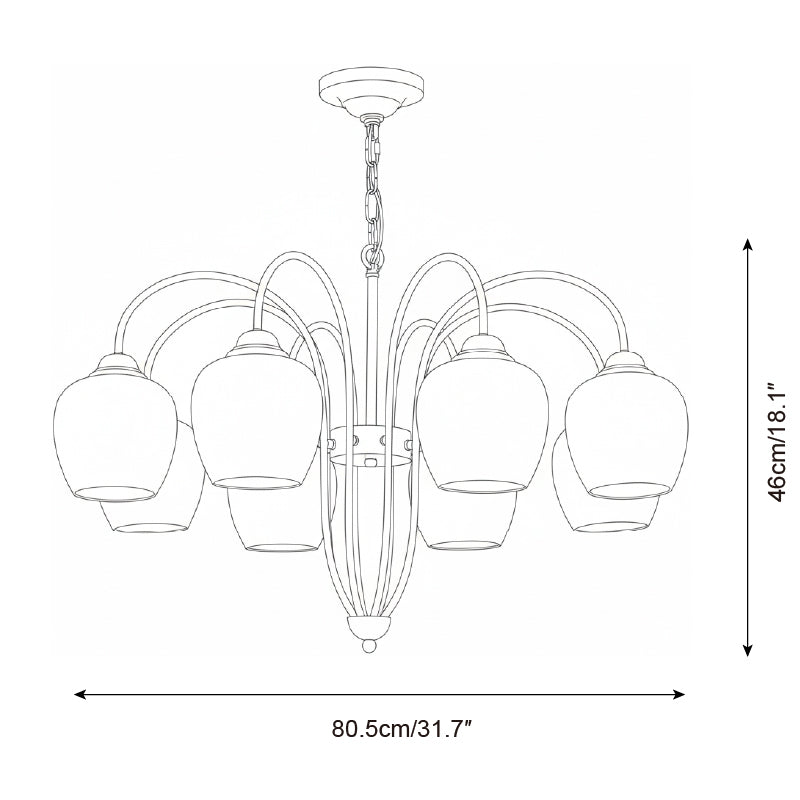 Calyx Petiole Chandelier