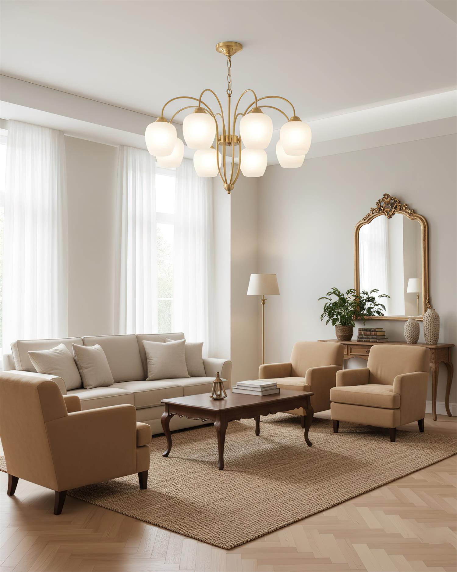 Calyx Petiole Chandelier