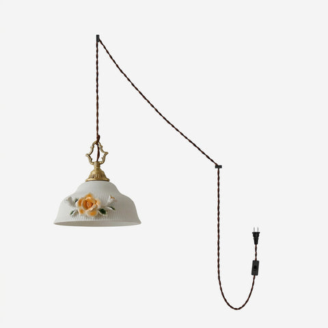 Camellia Grace Plug In Pendant Light