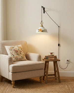 Camellia Grace Plug In Pendant Light