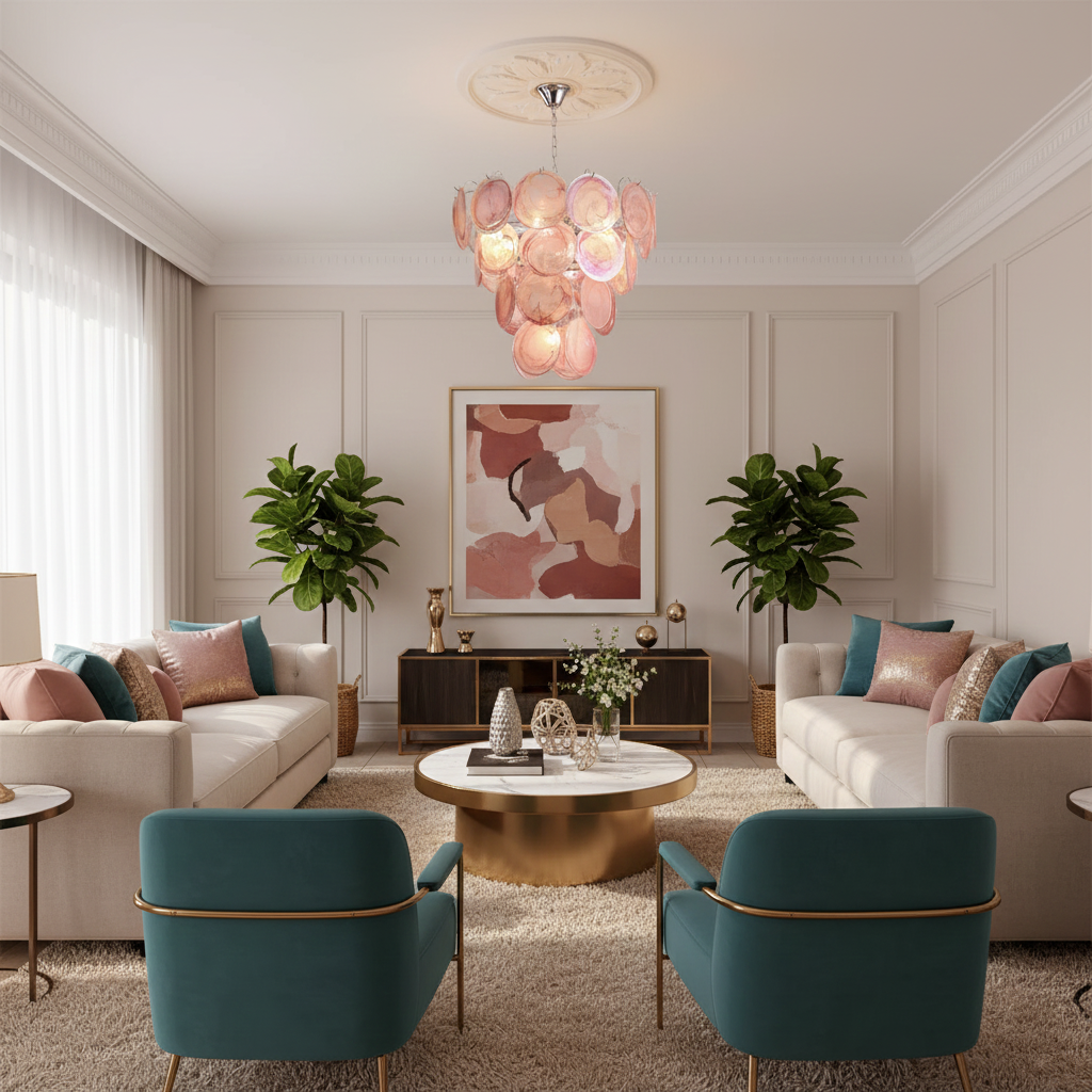 Camisa Murano Glass Chandelier