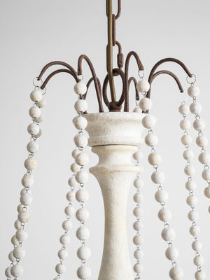 Candle Style Beaded Chandelier