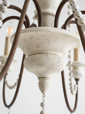 Candle Style Beaded Chandelier