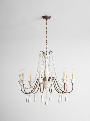 Candle Style Beaded Chandelier
