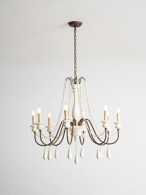 Candle Style Beaded Chandelier