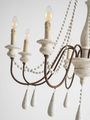 Candle Style Beaded Chandelier