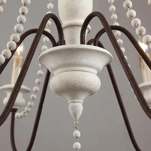 Candle Style Beaded Chandelier