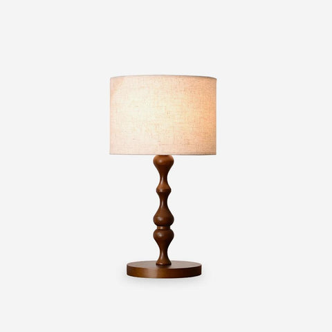 Lámpara de Mesa de Madera Canora