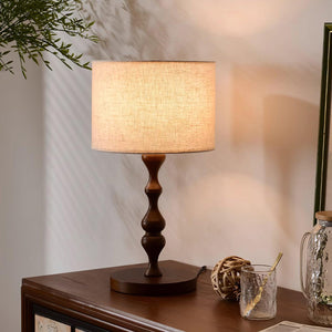 Canora Wooden Table Lamp 11″- 21.6″ - Docos