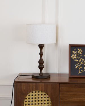 Canora Wooden Table Lamp