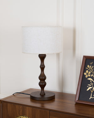 Canora Wooden Table Lamp