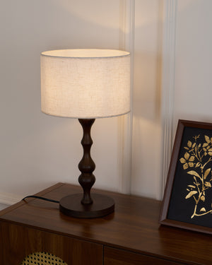 Canora Wooden Table Lamp