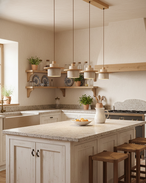 Cantera Travertine Pendant Lamp