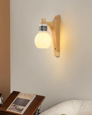 Cantile Globe Wall Lamp