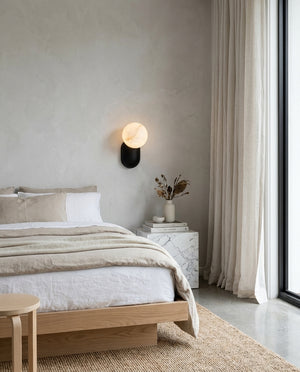 Cantilever Alabaster Wall Sconce