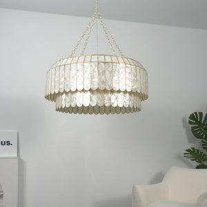 Capiz Aurelia Chandelier
