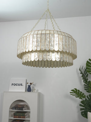 Capiz Aurelia Chandelier