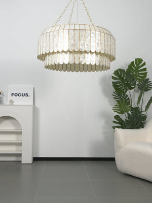 Capiz Aurelia Chandelier