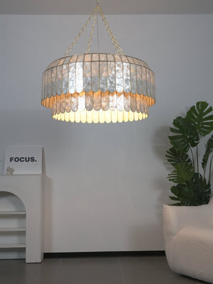 Capiz Aurelia Chandelier